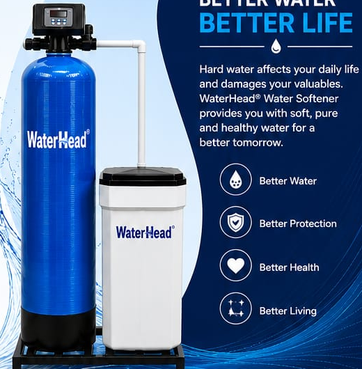 WaterHead water softener installation